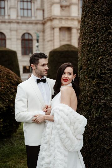 Elegantes Elopement in Wien | Zeitloses Bridal Styling & Make-up