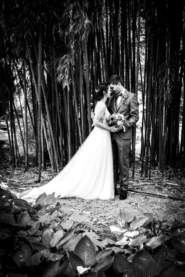 Romantische Outdoor-Hochzeit in einer Oase Wiens