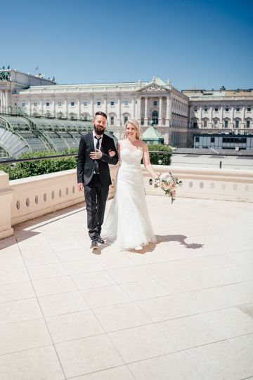 Wunderschöne elegante Hochzeit in der Albertina Wien