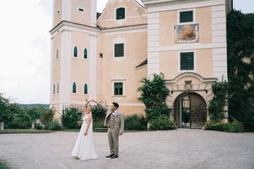 Klassische Schlosshochzeit im Schloss Mühlbach
