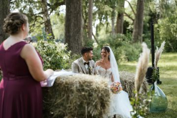 Wunderschöne elegant - romantische Hochzeit 