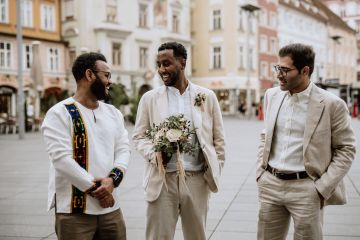 Zwei Kulturen, eine Liebe: Stadthochzeit in Graz