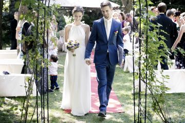 Hochzeit im kleinen Kreis. Madeleine & Robert im Hugo-Wolf-Garten