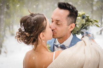 Schneehochzeit im September