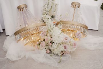 Modern Garden Wedding | Pizza, Eis & Heißluftballon-Bar 