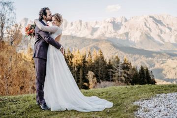 Hochzeit vor atemberaubender Bergkulisse