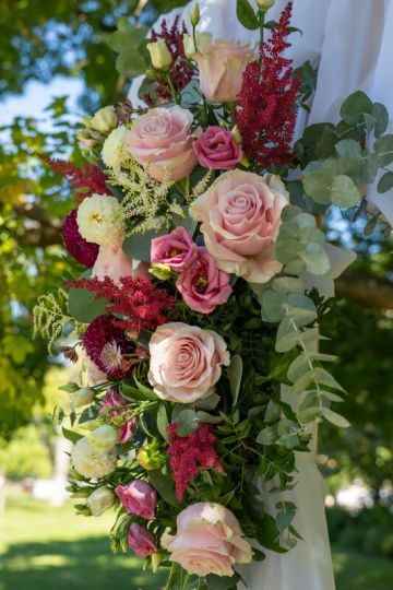 Wunderschöne Hochzeit im Freien