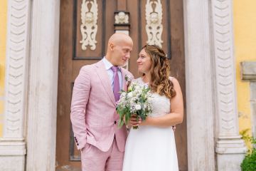 Herzliche standesamtliche Hochzeit von Tamara und Mathias in Waldhausen im Strudelgau