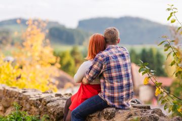 Paarshooting mit David und Natali bei der Burgruine Prandegg in Schönau im Mühlkreis