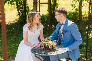 Traditionelle Hochzeit im Boho-Stil von Sarah und Philipp beim KletzmayrHof in Oberösterreich