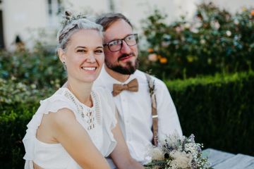 Standesamtliche Hochzeit und Fotoshooting im Schloss Lamberg