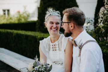 Standesamtliche Hochzeit und Fotoshooting im Schloss Lamberg