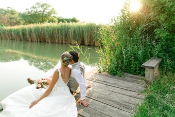 Brautpaarshooting am See