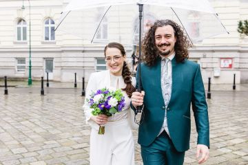 Regenhochzeit mit Wiener Flair