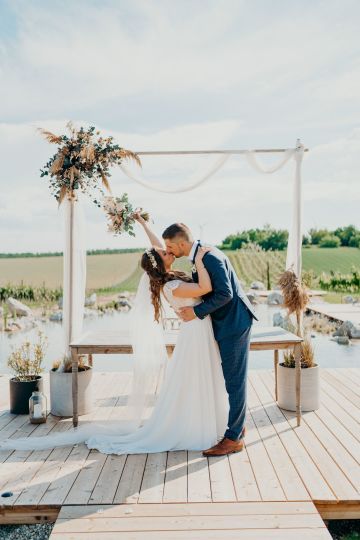 Outdoor Boho Hochzeit Franz von Grün