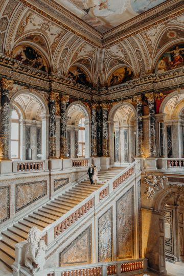 Elopement im Kunsthistorischen Museum Wien | Phina-Fotografie