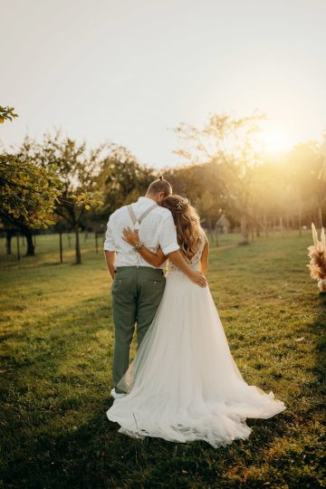 Emotionale Boho-Hochzeit im Wienerwald