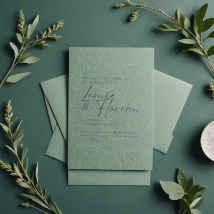 Vintage Hochzeitspapeterie Set 