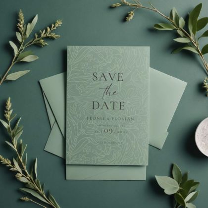 Vintage Hochzeitspapeterie Set 