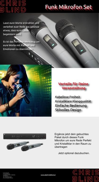 Funk Mikrofon Set