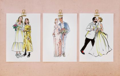Elegante Live-Illustrationen für unvergessliche Events