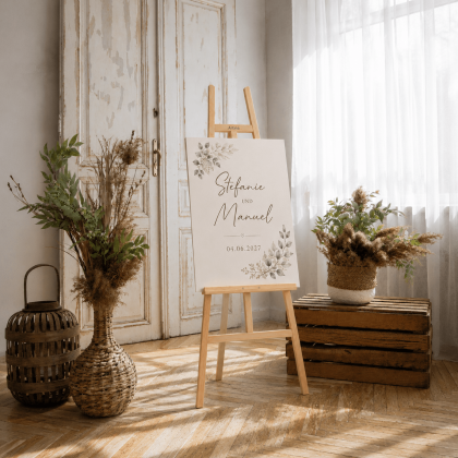 Staffelei mit Board (personalisiert) ab 30,- €