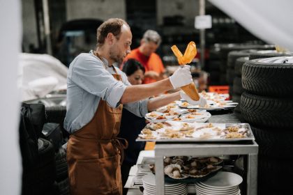 Sommerhochzeits-Catering 