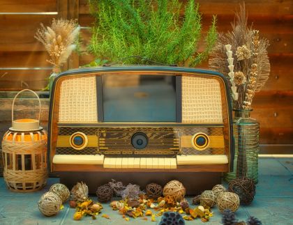 Retro Premium Fotobox Röhrenradio: Das Highlight für euer Event
