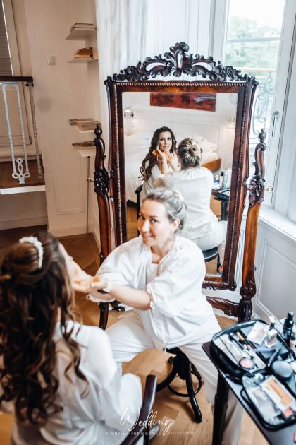 Brautfrisur & Make-up für Braut &Co