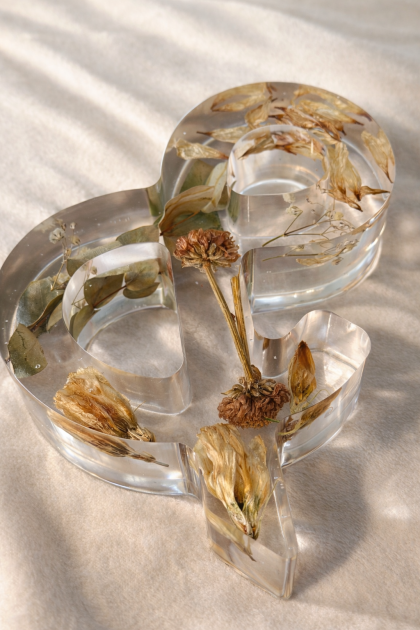 Brautstrauß konserviert in Buchstabe