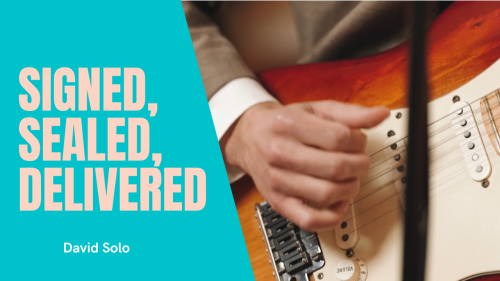 David (Solo) - Signed, Sealed, Delivered Live