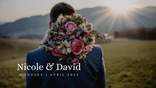 Hochzeit in den Salzkammergut Bergen