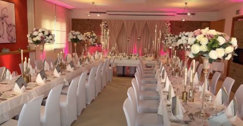 Tischdeko zur Hochzeit - im Restaurant Tuttendörfl