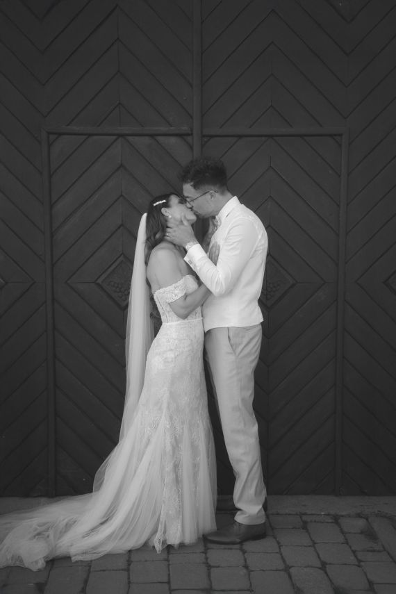Zauberhafte Hochzeit mit Himmelblau-Charme