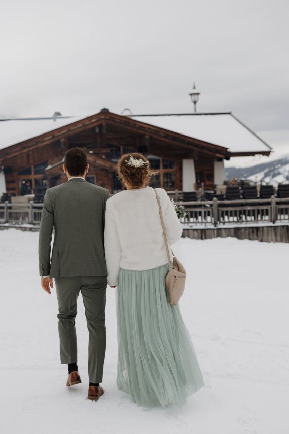 Besondere Ski-Hochzeit im Zillertal