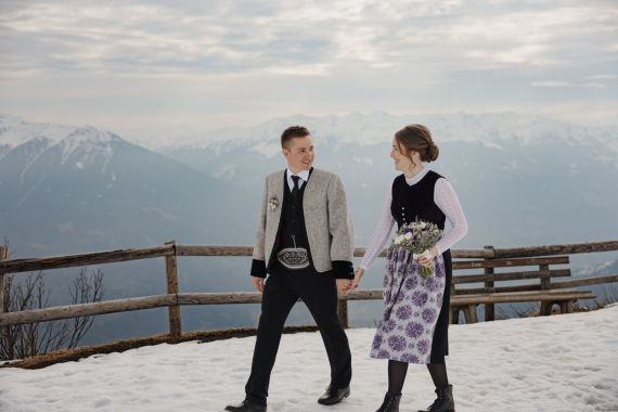 Traditionelle Hochzeit im kleinen Rahmen