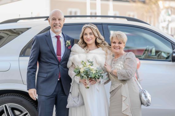 Moderne Hochzeit in Niederösterreich