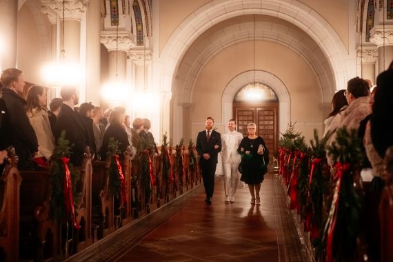 Christmas-Inspired Winter Wedding