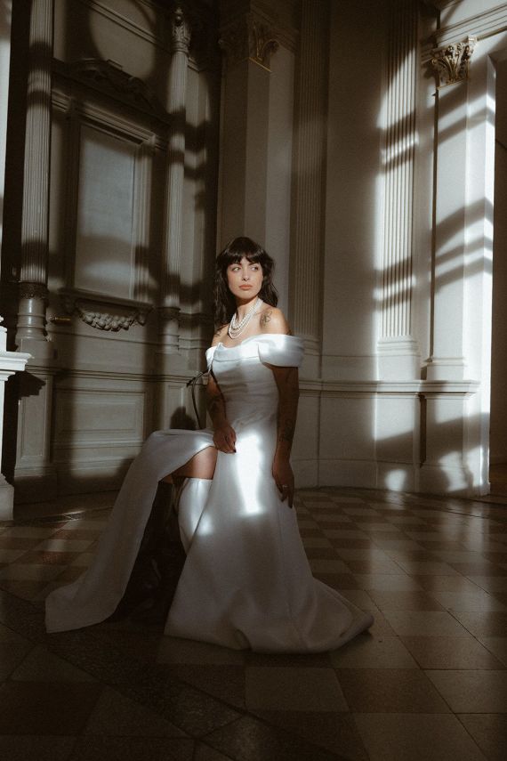 Old Hollywood Glam: Styled Bridal Shooting im Tiroler Landesmuseum