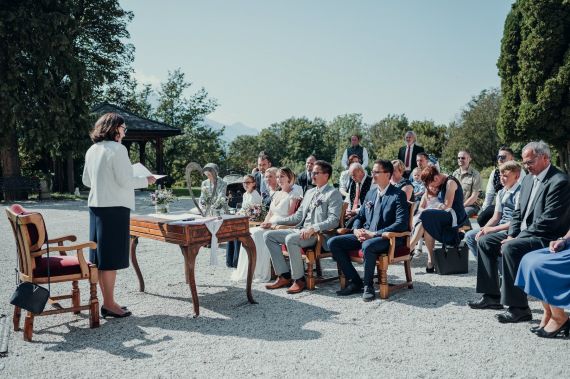 Hochzeit auf Schloß Wasserleonburg in Nötsch