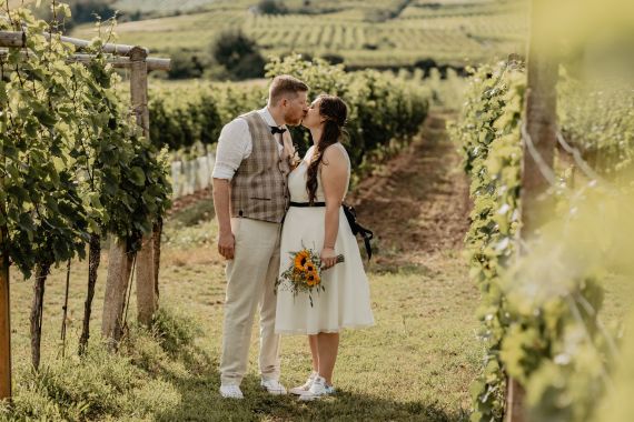 Rustikale Weingut Hochzeit