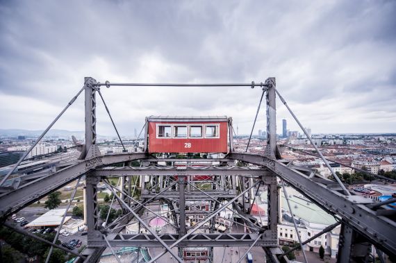 Hochzeitsreportage in Wien: Zum Riesenrad