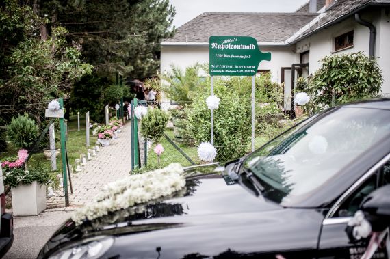 Hochzeitsreportage in Wien: Restaurant Napoleonwald