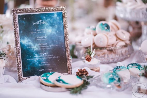 Winter Aurora Borealis Hochzeit
