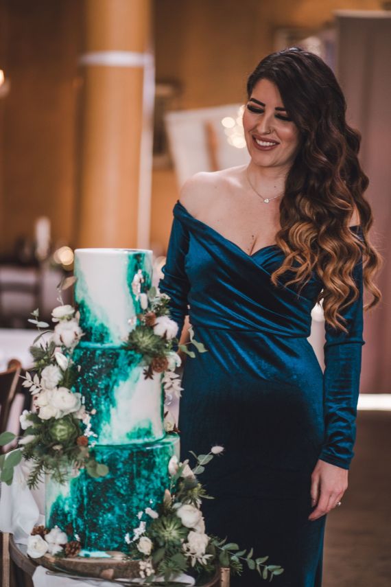 Winter Aurora Borealis Hochzeit