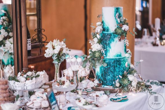 Winter Aurora Borealis Hochzeit