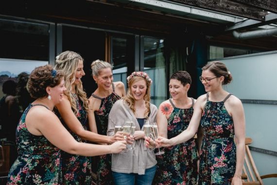 Romantische Vintage-Hochzeit in der Träumerei