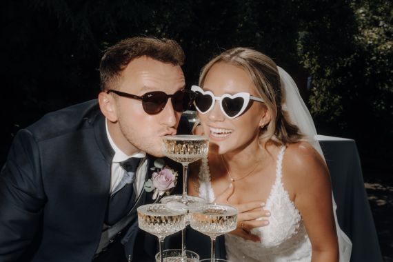 Elegante Sommerhochzeit