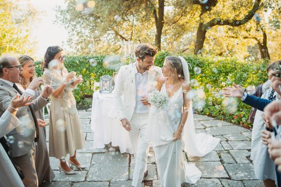 Stimmungvolle Hochzeit in Italien