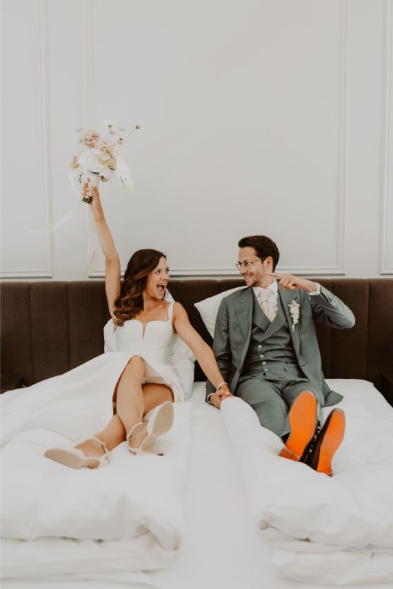 Ein modernes Märchen: Eine stilvolle Hochzeit im Georgi Schloss